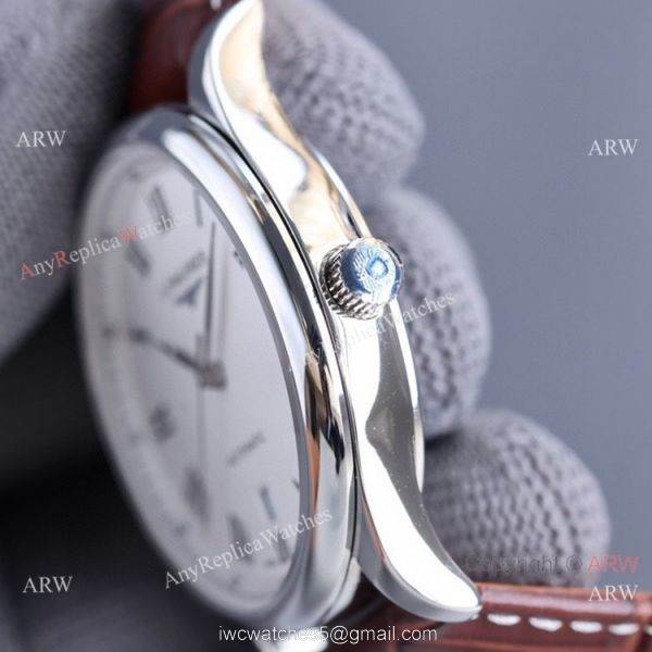 Swiss Quality Copy Longines Master 40 Date Brown Leather Strap Watches Citizen 8215 Movement Swiss Quality Copy Longines Master 40 Date Brown Leather Strap Watches Citizen 8215 Movement