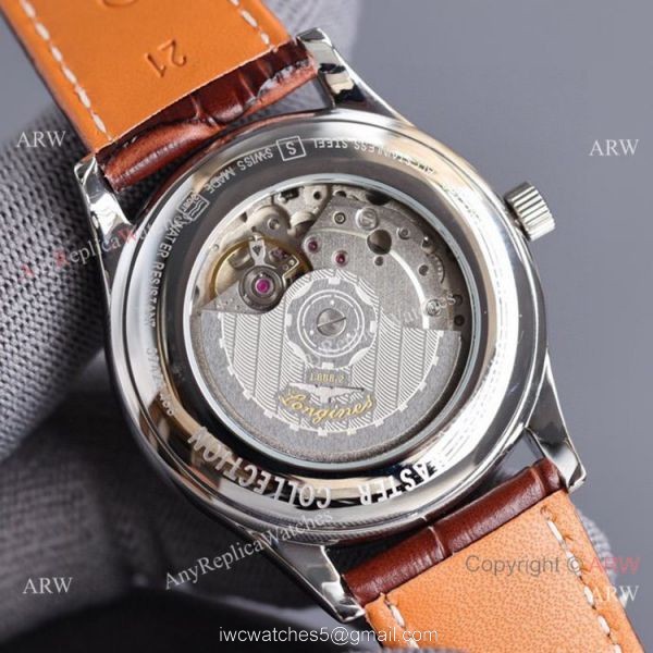 Swiss Quality Longines Master 40mm Leather Strap Arabic Numerals 8215 Movement Swiss Quality Longines Master 40mm Leather Strap Arabic Numerals 8215 Movement