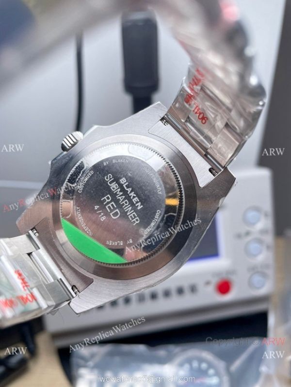 New 2021 Swiss Rolex Blaken Submariner Red Swiss 3135 Watch 904L Stainless Steel 40mm New 2021 Swiss Rolex Blaken Submariner Red Swiss 3135 Watch 904L Stainless Steel 40mm