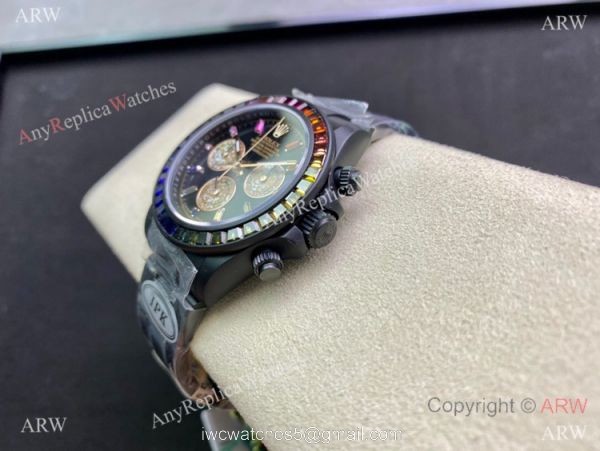 (2022 New) Swiss Rolex Daytona Blaken DLC Coated IPK Factory Swiss 7750 Watch 40mm (2022 New) Swiss Rolex Daytona Blaken DLC Coated IPK Factory Swiss 7750 Watch 40mm