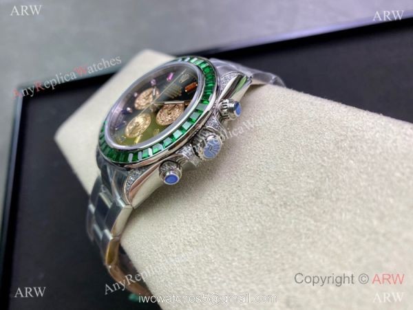(2022 New) IPK Factory Rolex Daytona Green Bezel Swiss 7750 Watch 904L Stainless Steel 40mm (2022 New) IPK Factory Rolex Daytona Green Bezel Swiss 7750 Watch 904L Stainless Steel 40mm