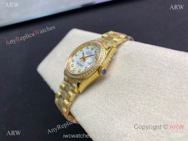 Swiss Replica Rolex Datejust 31mm Diamond watch Yellow Gold Presidential Swiss Replica Rolex Datejust 31mm Diamond watch Yellow Gold Presidential