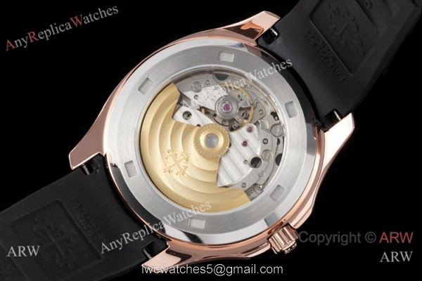 Swiss Quality Copy Patek Philippe Aquanaut Rose Gold Black Dial Citizen 8215 Watch Swiss Quality Copy Patek Philippe Aquanaut Rose Gold Black Dial Citizen 8215 Watch