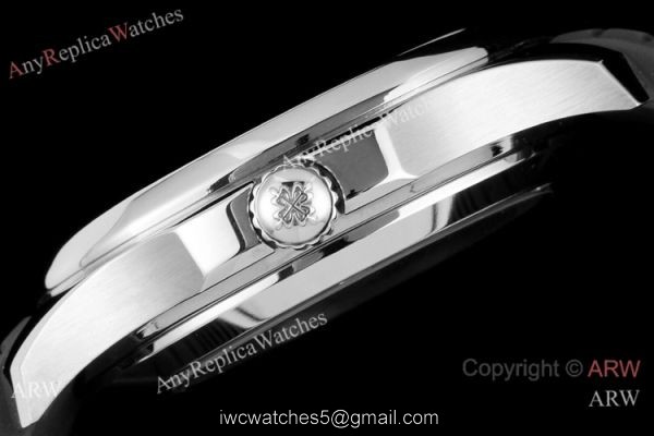 Swiss Quality Replica Patek Philippe Aquanaut 8215 Watch SS Black Dial Diamond Bezel Swiss Quality Replica Patek Philippe Aquanaut 8215 Watch SS Black Dial Diamond Bezel