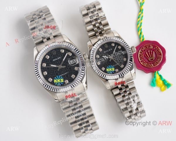 Black face 28mm/36mm Replica Rolex Datejust Watch Citizen 8215 Movement Black face 28mm/36mm Replica Rolex Datejust Watch Citizen 8215 Movement
