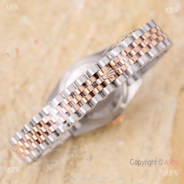 Replica ROLEX Datejust 2-tone White Ladies 31 MM Jubliee Watch Replica ROLEX Datejust 2-tone White Ladies 31 MM Jubliee Watch