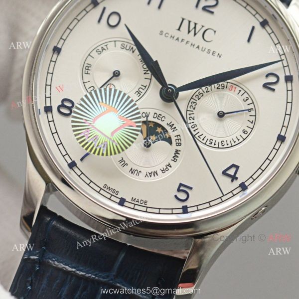 Top Replica IWC Portuguese White Face Moonphase Stainless Steel Case Watch Top Replica IWC Portuguese White Face Moonphase Stainless Steel Case Watch