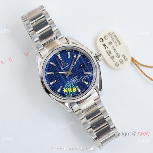 Swiss Quality Omega Aqua Terra 150m Citizen 8215 Watch Silver Wave Dial Swiss Quality Omega Aqua Terra 150m Citizen 8215 Watch Silver Wave Dial