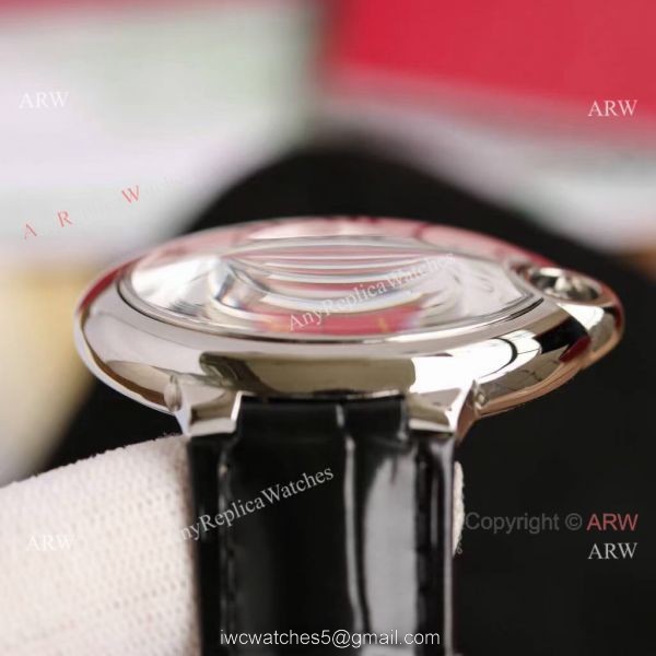 Fake Balloon Blue Cartier White Dial G9 Watch Black Leather Strap For Man Or Lady Fake Balloon Blue Cartier White Dial G9 Watch Black Leather Strap For Man Or Lady