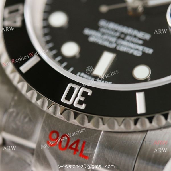 AVA Swiss Copy Rolex Submariner Date 40 Cal.3135 Watch Black Dial 904L Steel AVA Swiss Copy Rolex Submariner Date 40 Cal.3135 Watch Black Dial 904L Steel