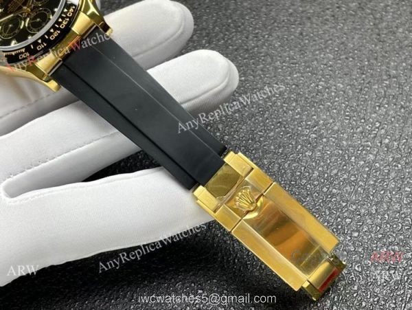 Noob Factory Super Clone 4130 Rolex Daytona Champagne Dial Oysterflex Strap watch 40mm Noob Factory Super Clone 4130 Rolex Daytona Champagne Dial Oysterflex Strap watch 40mm