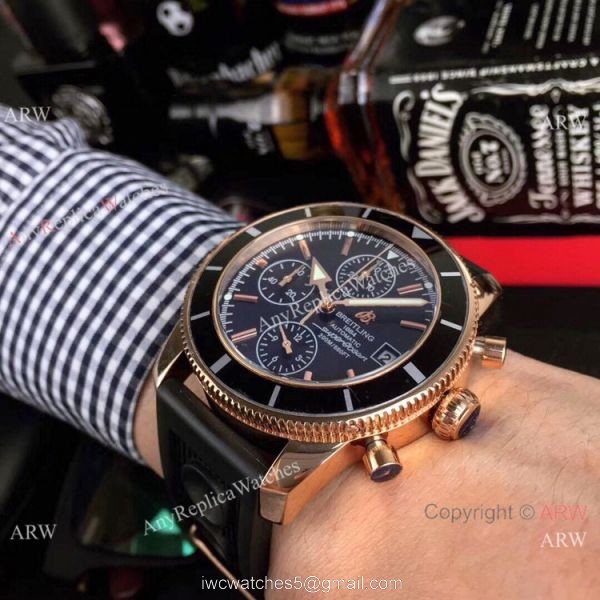 Replica Breitling Superocean Chronograph Men Watch Rose Gold Replica Breitling Superocean Chronograph Men Watch Rose Gold