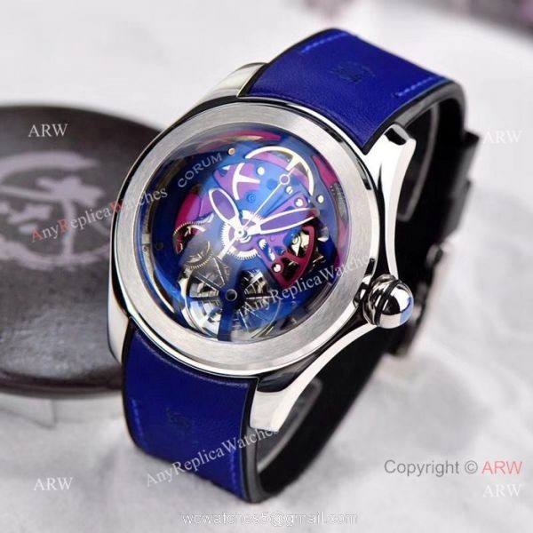 Best Replica CORUM Bubble Skeleton Watch SS Black Rubber Strap Best Replica CORUM Bubble Skeleton Watch SS Black Rubber Strap