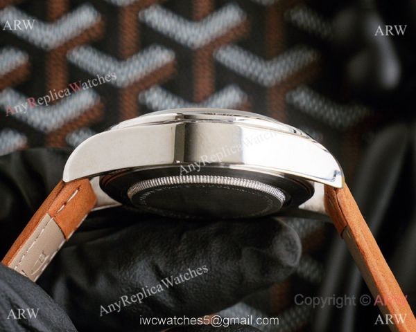 Clone Tudor Heritage Black Bay Chronograph Watch Stainless steel Brown Leather Strap Clone Tudor Heritage Black Bay Chronograph Watch Stainless steel Brown Leather Strap