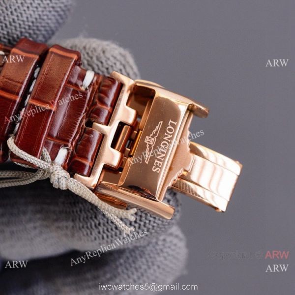 Swiss Quality Longines Master Moon Phase Watch Citizen Rose Gold White Dial 40mm Swiss Quality Longines Master Moon Phase Watch Citizen Rose Gold White Dial 40mm