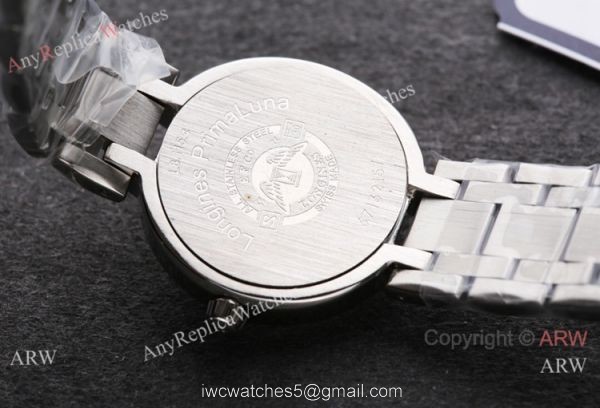 Swiss Quartz Longines PrimaLuna Clone Watch Blue Mop Face Diamond bezel Swiss Quartz Longines PrimaLuna Clone Watch Blue Mop Face Diamond bezel