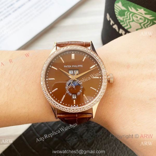 Clone Patek Philippe Calatrava Annual calendar Watch Rose Gold Case 42mm Clone Patek Philippe Calatrava Annual calendar Watch Rose Gold Case 42mm