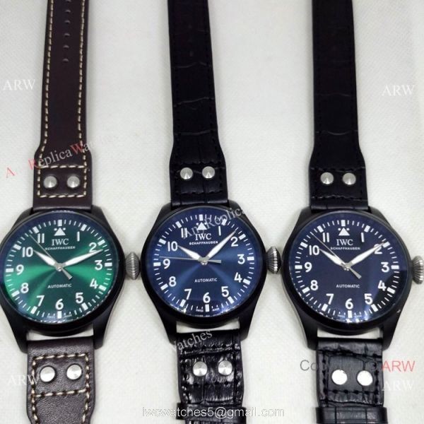 Best Quality IWC Pilots Automatic Watch Olive Green Face 43mm Best Quality IWC Pilots Automatic Watch Olive Green Face 43mm