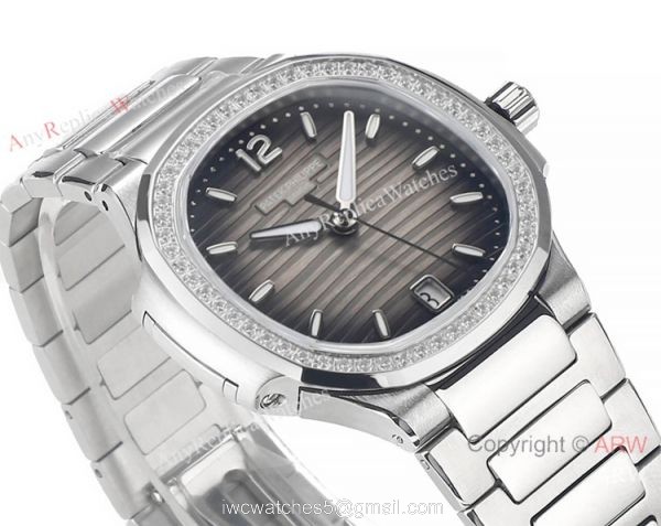Swiss Cal.324 SC Patek Philippe Lady-Nautilus Watch Stainless steel Diamond bezel Swiss Cal.324 SC Patek Philippe Lady-Nautilus Watch Stainless steel Diamond bezel