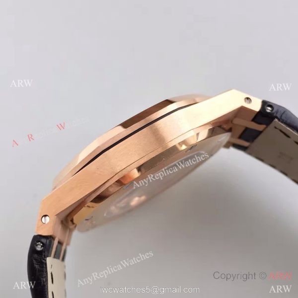 1:1 JF Factory Watch Royal Oak Audemars Piguet Replica Rose Gold Watch