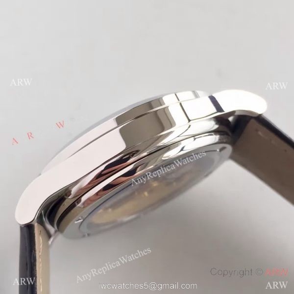 Copy Swiss Patek Philippe Cal.324 S C Watch SS Black Dial