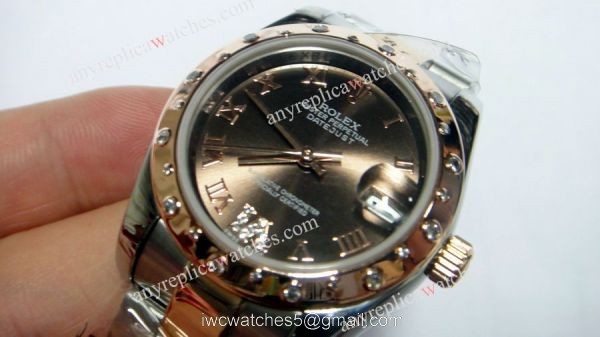 NEW Datejust 2-Tone Rose Gold Diamond Watch 31mm