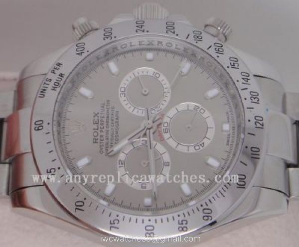 High Quality Rolex Daytona Replica Watch SS White Dial