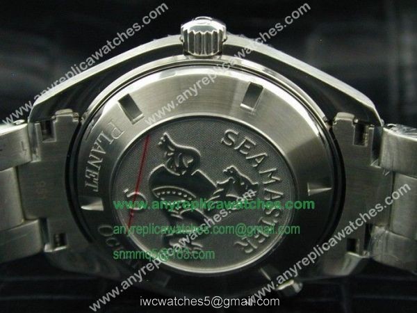 Replica Omega Seamaster Planet Ocean Watch Stainless Steel Black Dial 43mm