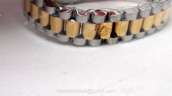 Rolex 2-Tone Datejust President Watchband Mens Replica Watch