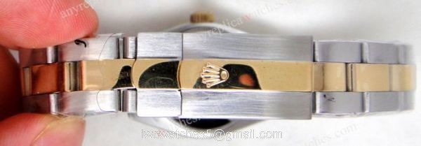 Replica Rolex Lady Datejust 26mm 2-Tone Gray Flower Diamond Watch