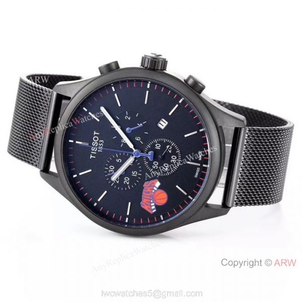 New Replica Tissot NBA Teams Special New York Knicks Men Watches Black Case