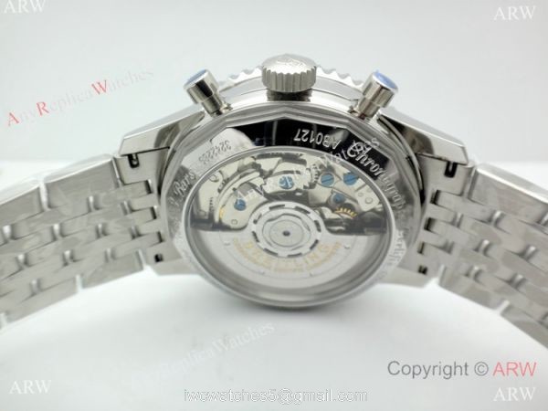 SWISS GRADE Breitling Navitimer 7750 Replica Watch SS Black Sub-dials