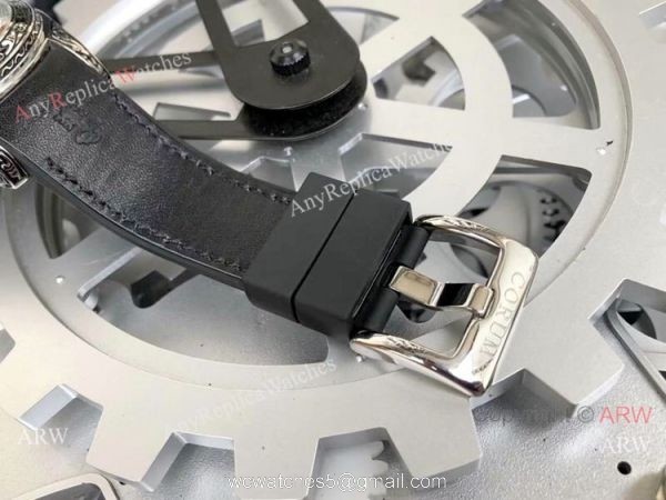 Corum Bubble 47 Flying Tourbillon Rose Gold Tattoo Wristwatch Replica Corum Watches