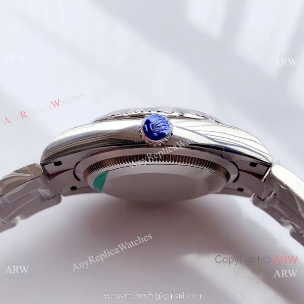 (EW)Rolex EW Factory Datejust 36mm Watch Stainless Steel Silver Diamond Dial