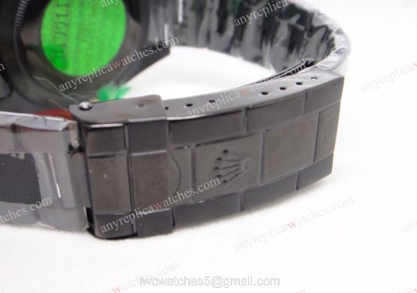 Rolex Submariner Blue Dial Black Case Replica Watch / Classic Model