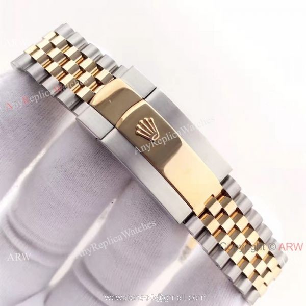 (EW) Copy Rolex Datejust II 2-Tone Jubilee Black Face watch ETA 3255