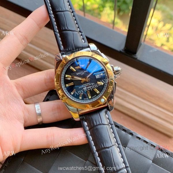 Wholesale Copy Breitling Chronomat 01 Rose Gold Dial Watches