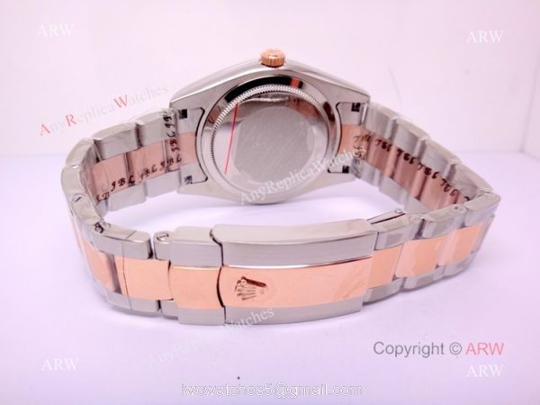 Replica Rolex Datejust 40mm 2-Tone Rose Gold Watch Oyster Band