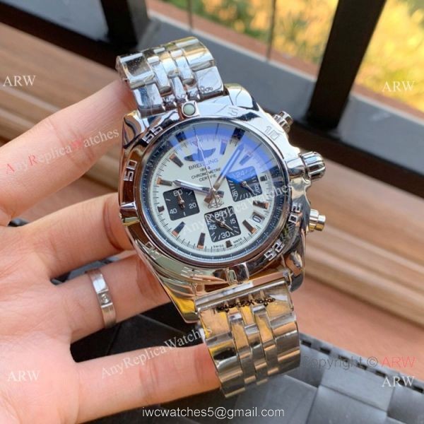 Best Quality Copy Breitling Chronomat 01 Watches Yellow Dial 43mm