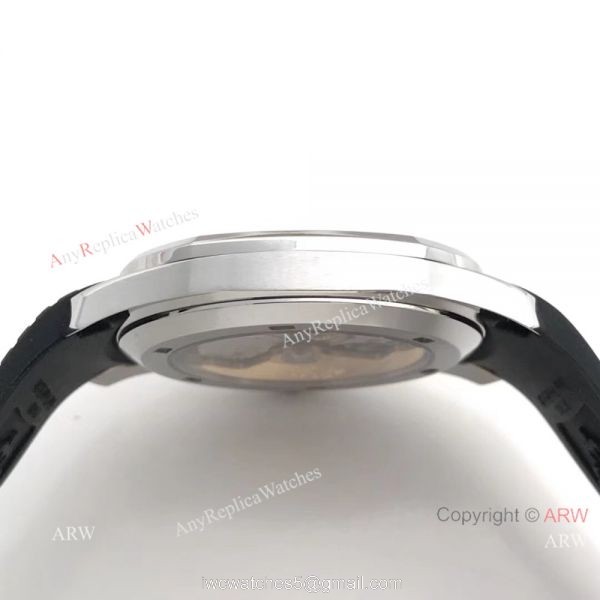 Best Replica Patek Philippe Aquanaut Ss Black Dial Watch Swiss Grade