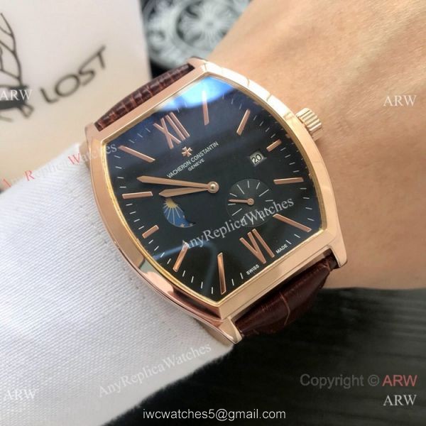 Replica Vacheron Constantin Malte Moonphase SS White Dial watch Wholesale