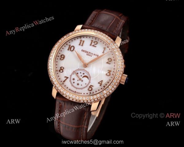 Swiss Grade 1 Patek Philippe Complications 4968r ETA2824 Watch Rose Gold