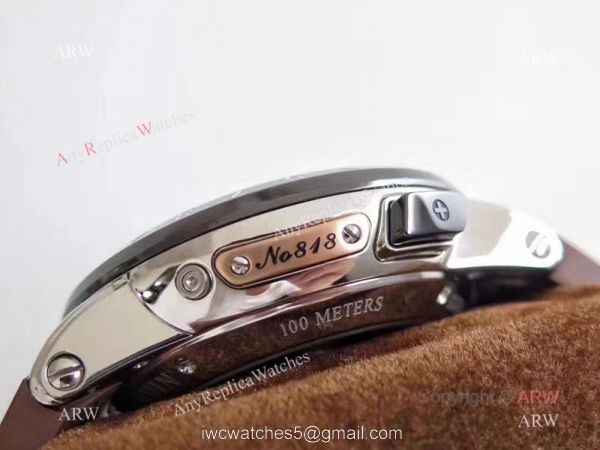 Swiss Grade Fake Ulysse Nardin El Toro SS Brown Dial Watch