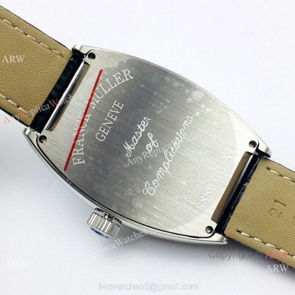 Swiss Replica Franck Muller Curvex diamond Watch Stainless Steel 43mm