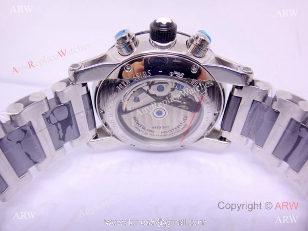 Swiss Grade Replica Montblanc Timewalker Chronograph Watch Black Ceramic