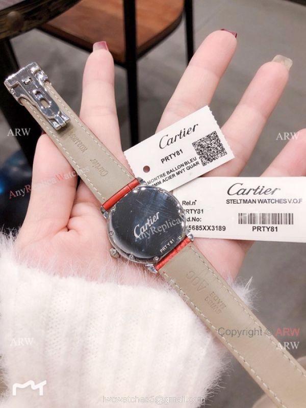 2019 New Cartier SS Diamond Watches Japan Quartz Best Replica