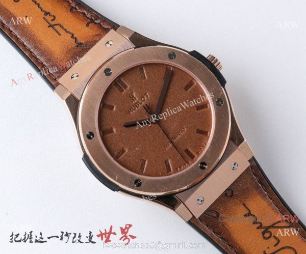 Swiss Grade Copy Hublot Classic Fusion V3 HUB1100 Watch Berluti Strap