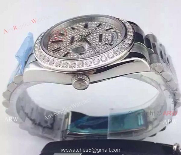 High Quality Rolex Diamond Bezel Replica Watch DDII 41mm