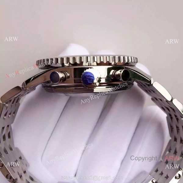 JF Best Replica Breitling Navitimer 01 43mm Watch Stainless Steel Black Face