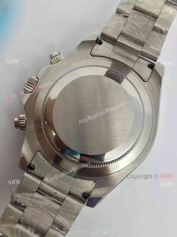 Replica Rolex Daytona Valjoux 7750 Watch Stainless Steel Black Dial Buy Swiss